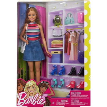 Barbie Blondynka z akcesoriami FVJ42
